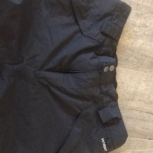 North face black snow pants, boys XL